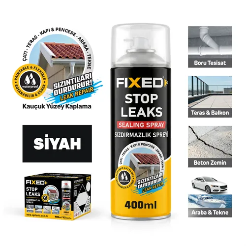 SIZDIRMAZLIK SPREYİ SİYAH 400 ML