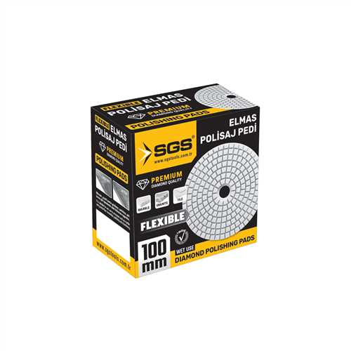 ELMAS POLİSAJ PEDİ 100 MM 50 KUM ISLAK-WET