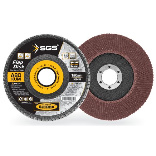FLAP DİSK 180MM AO 80KUM