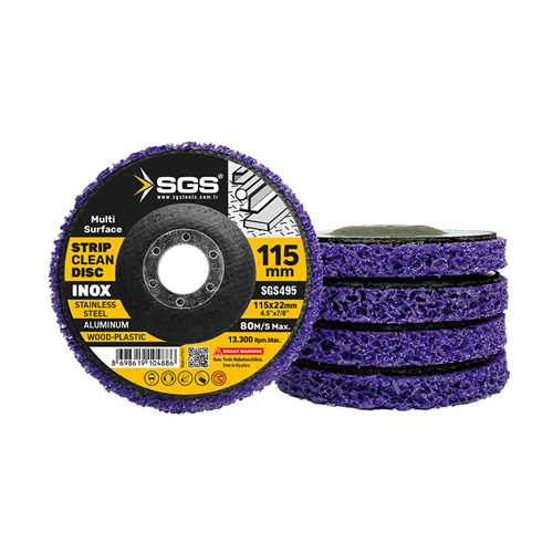 PARLATMA DİSKİ ÇOK AMAÇLI / MOR  (115 mm)