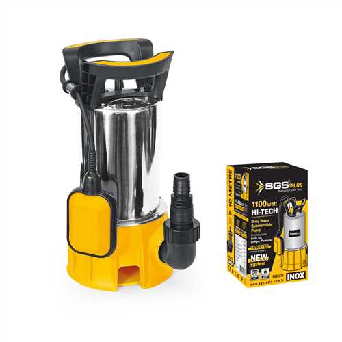 KİRLİ SU DALGIÇ POMPASI 1100 WATT (INOX)