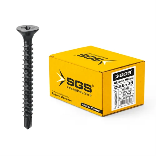ALÇIPAN VİDASI MATKAP UÇLU 3,5*35MM  (PK/1000AD)