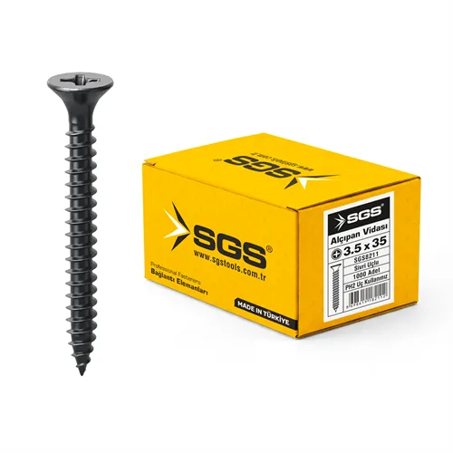 ALÇIPAN VİDASI SIK DİŞLİ 3,5*35MM  (PK/1000AD)